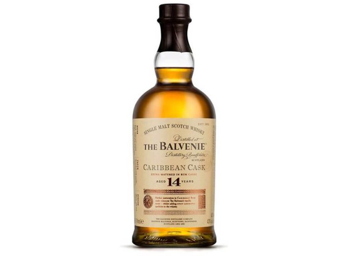 The Balvenie 14 Year Old Carribean Cask Single Malt Scotch Whisky 70 cl CARx6