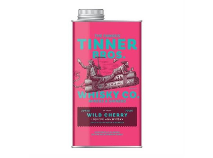 Wild Cherry Liqueur with Whisky Tinner Bros 70 cl CARx6