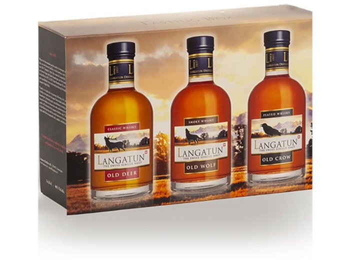 Langatun Whisky Mini-Set 3x20cl (Old Deer, Old Crow & Old Wolf) 20 cl Stück
