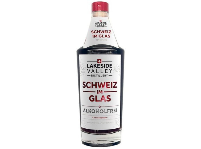 Schweiz im Glas Gin Alkoholfrei 50 cl CARx6