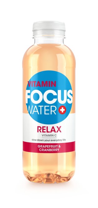 Focuswater Relax Grapefruit & Cranberry EW 50 cl CARx24