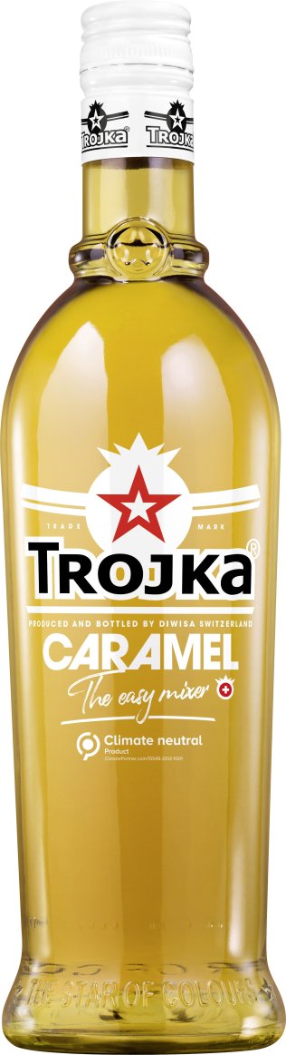 Trojka Caramel 70 cl Vodka Liqueur CARx6