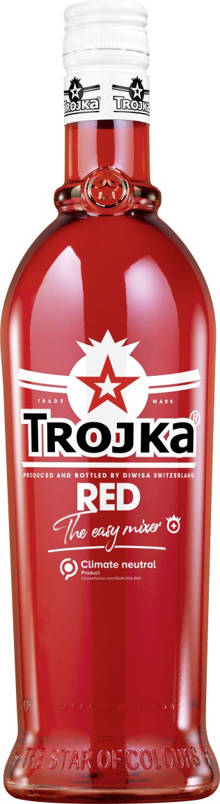 Trojka red Vodka Likör 70 cl CARx6