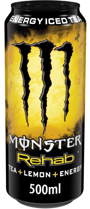 Monster Energy Rehab Dosen 50 cl  (Artikel nur auf Vorbestellung lieferbar) CARx12