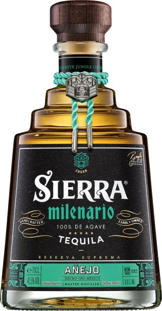 Sierra Tequila Milenario Anejo 100% Agave CARx3