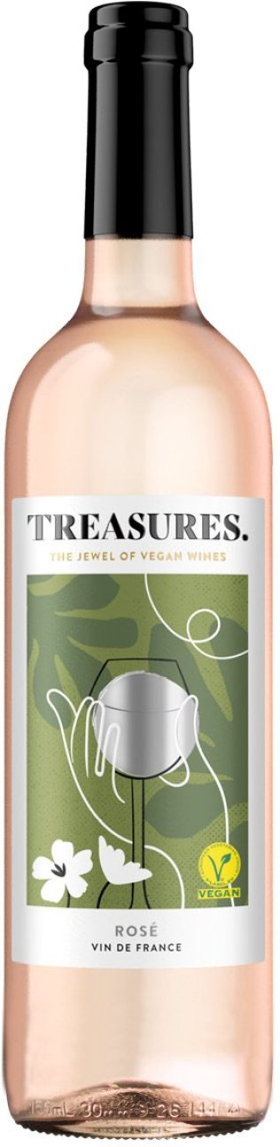 Treasures Rosé Vin de France - Vegan Bio CARx6