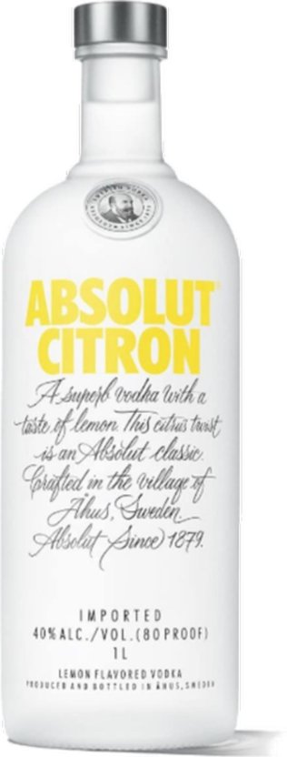 Absolut Citron Vodka 70 cl CARx6