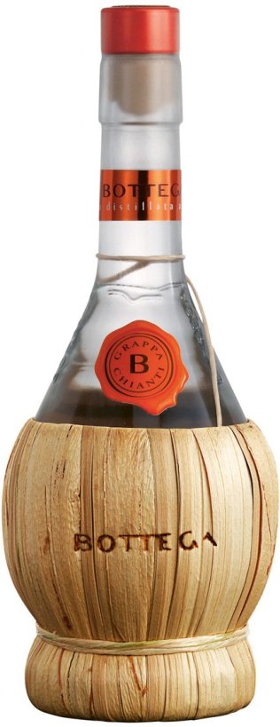 Bottega Grappa Chianti Fiasco CARx6