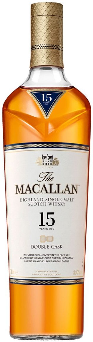 The Macallan 15 Year Old Double Cask Single Malt Scotch Whisky im Etui CARx6