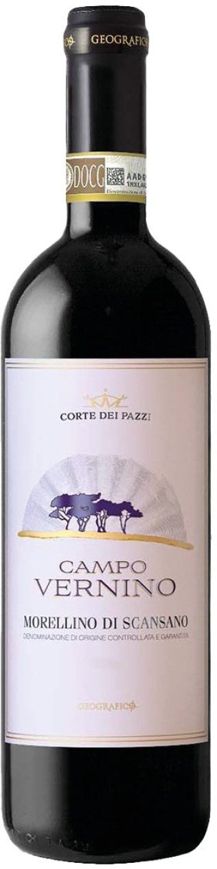 Geografico Corte dei Pazzi Campo Vernino Morellino di Scansano DOCG CARx6