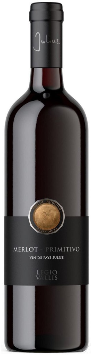 Julius - Merlot-Primitivo Vin de Pays Suisse CARx6