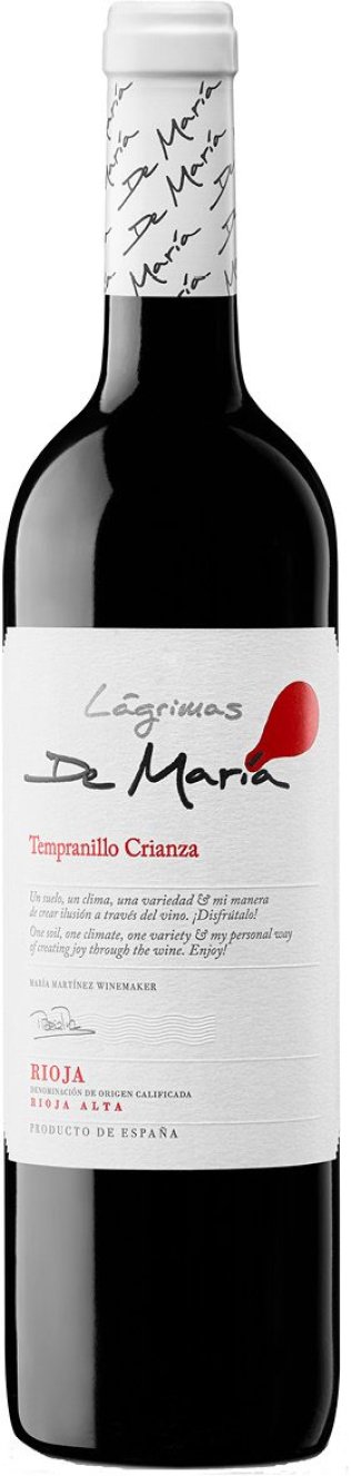 Lágrimas de María Tempranillo Crianza Rioja Alta DOCa CARx6