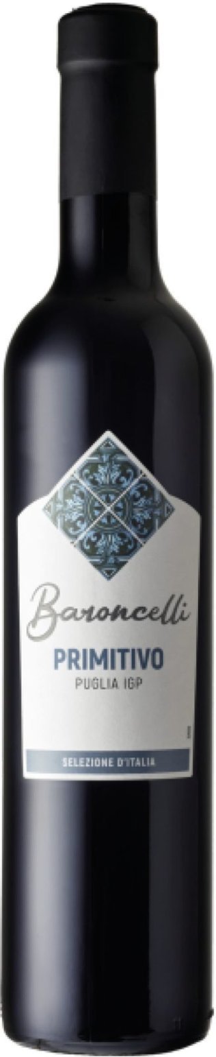 Primitivo Puglia IGP Baroncelli selezione d'Italia CARx6