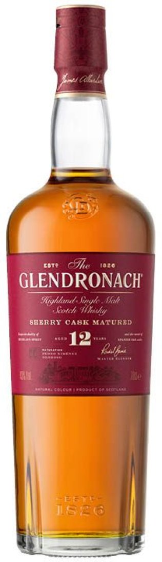 The Glendronach Aged 12 Years Highland Single Malt Scotch Whisky CARx6
