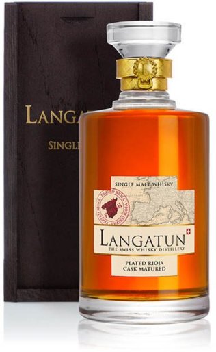 Langatun 2019, Peated Rioja Cask Matured Cask #468 in Holzkiste CARx6
