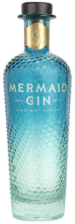 Mermaid Gin Isle of Wight Small Batch Gin CARx6