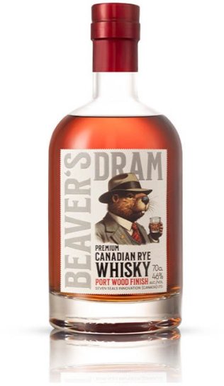Beaver’s Dram Canadian Rye Whisky, Port Wood Finish CARx6