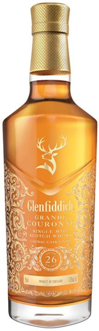 Glenfiddich 26 Year Old Grande Couronne Single Malt Scotch Whisky CARx6