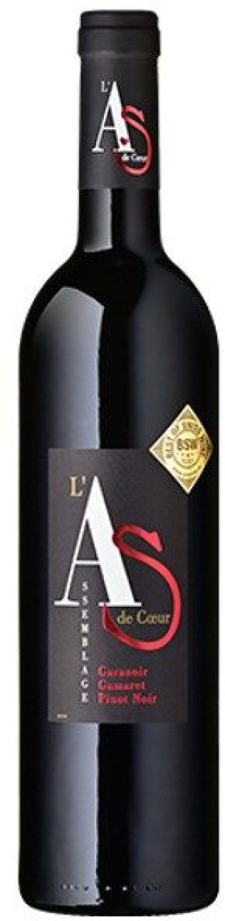 L'As de Coeur assemblage de cépages rouges Vaud AOC CARx12