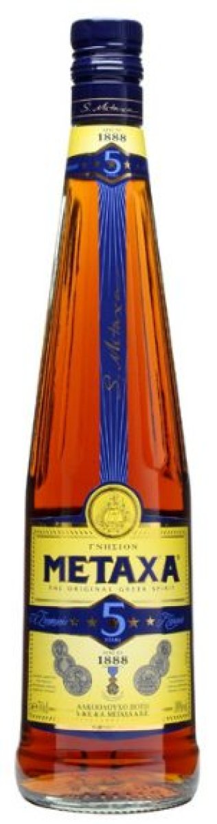 Metaxa 5 Stern Greek Brandy 70 cl CARx6