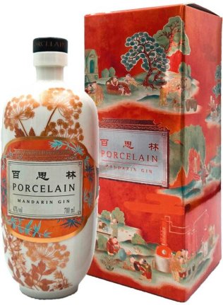 Porcelain Shanghai Dry Gin Mandarin CARx6
