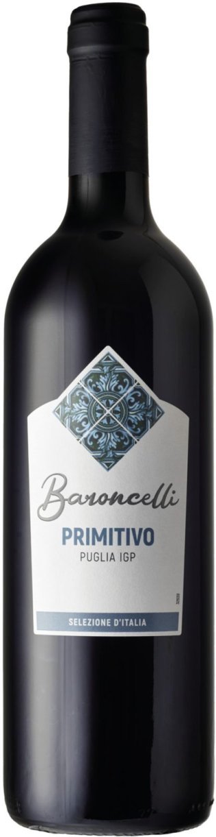 Primitivo Puglia IGP Baroncelli selezione d'Italia CARx6