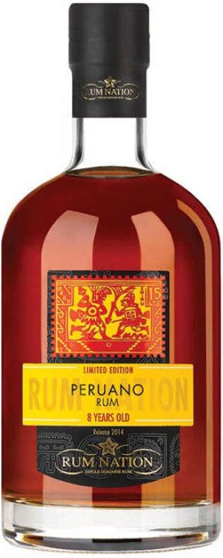 Rum Nation Peruano 8 years old CARx6