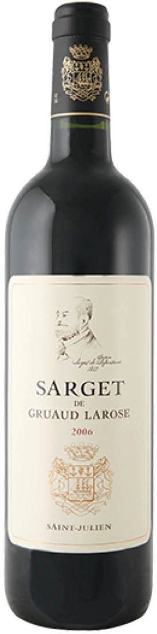 Sarget de Gruaud-Larose 2e vin de Château Gruaud-Larose Saint-Julien AC CARx6