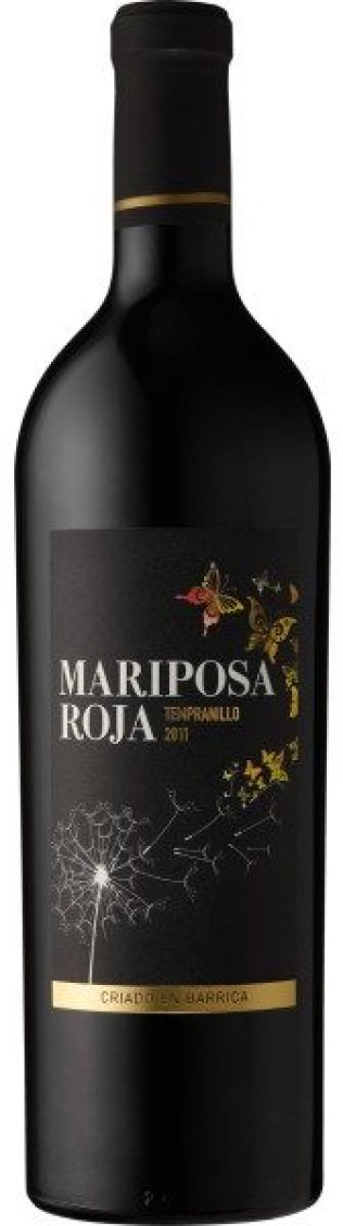 Tempranillo Vino de España Criado en barrica Mariposa Roja CARx6