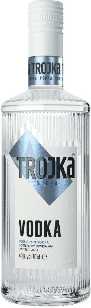 Trojka Vodka Pure Grain 70 cl CARx6