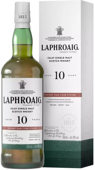 Laphroaig 10 Years Old Sherry Cask in Box CARx6