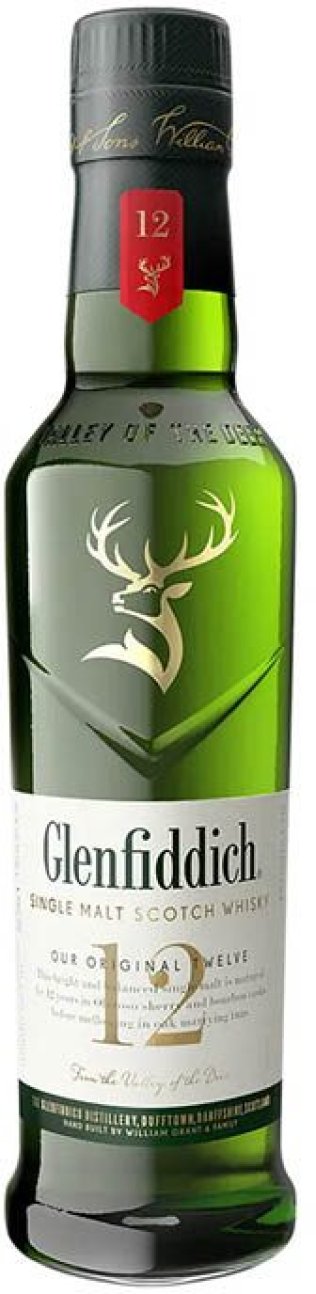 Glenfiddich 12 Year Old Our Original Twelve Single Malt Scotch Whisky CARx6