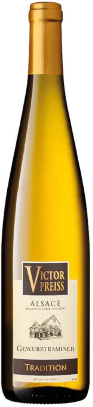 Gewürztraminer Tradition Victor Preiss Alsace AOC 2022 75 cl CARx6