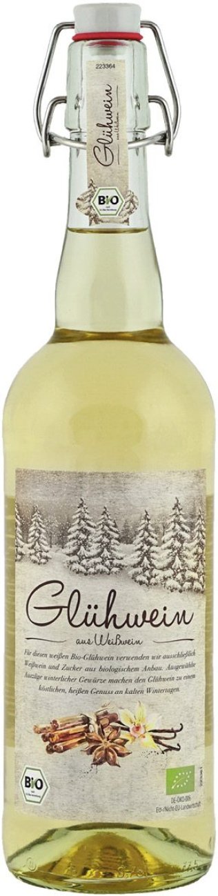 Glühwein mit Weisswein Bio 75 cl CARx6