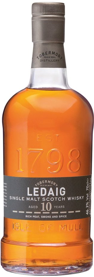 Ledaig 10 Year Old Scotch Whisky Single Malt 70 cl CARx6