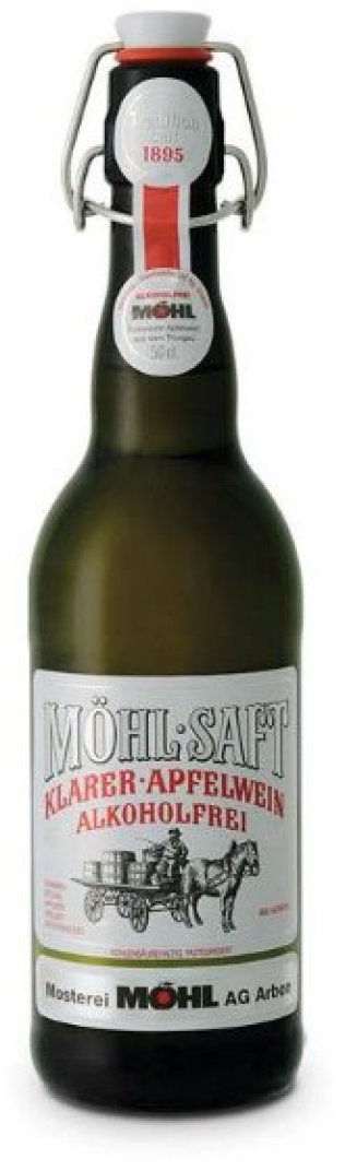 Möhl Saft klar alkoholfrei Glas 50 cl HARx15