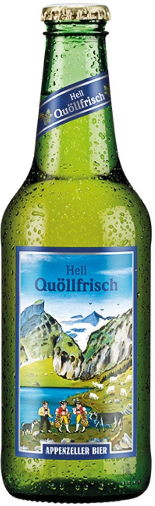 Appenzeller Quöllfrisch hell 33 cl CARx10