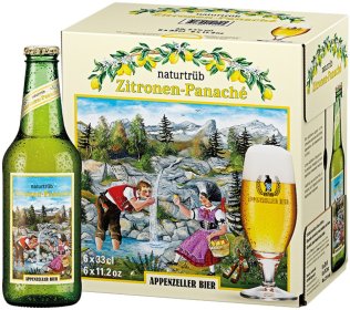 Appenzeller Zitronen-Panaché naturtrüb 33 cl CARx6