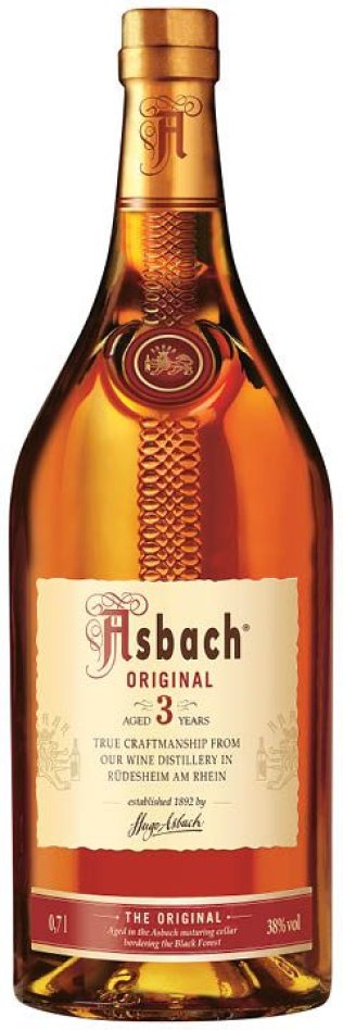 Asbach Original 3 Jahre Brandy 70 cl CARx6
