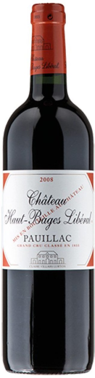 Château Haut-Bages-Libéral 5e Grand Cru classé Pauillac AC 2016 75 cl CARx6