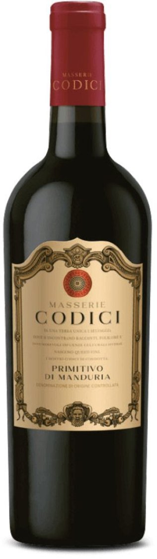 Codici Masserie Primitivo di Manduria 2024 75 cl CARx6