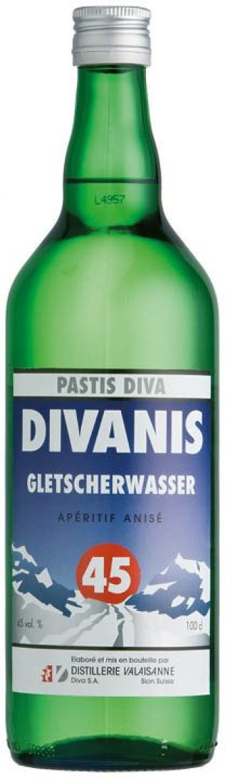 Divanis Gletscherwasser Anis 100 cl CARx6