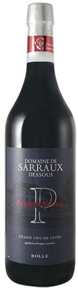 Domaine de Sarraux-Dessous Pinot Noir Grand Cru Luins La Côte AOC 2023 75 cl CARx6