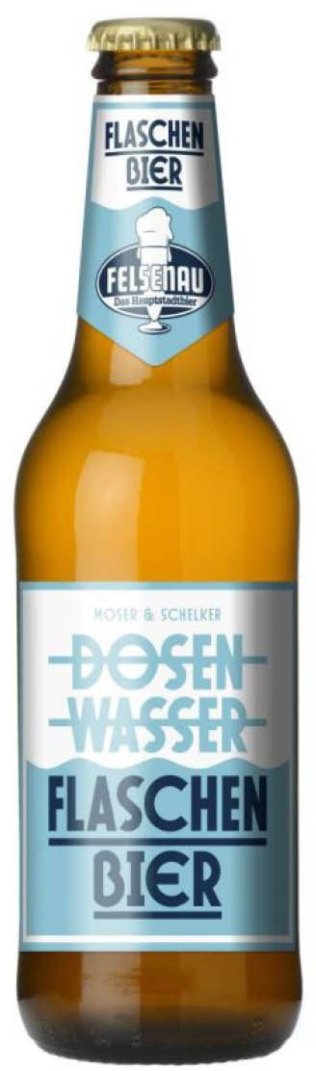 Felsenau Dosenwasser Flaschenbier "Moser & Schelker" 33 cl CARx4