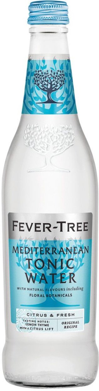 Fever-Tree Mediterranean Tonic Water Glas 50 cl CARx8