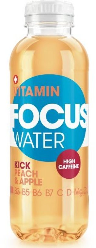 Focuswater Kick Pfirsich & Apfel PET 50 cl CARx24