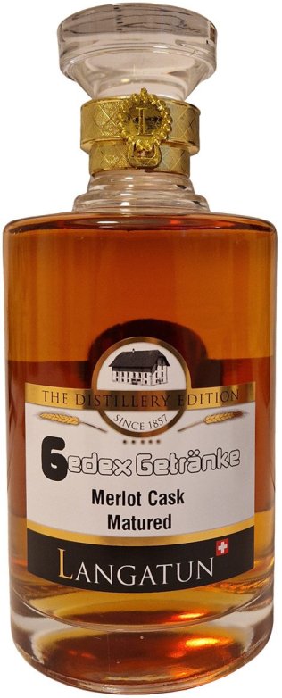 Gedex Getränke Merlot Cask Matured Single Malt Whisky 50 cl CARx6