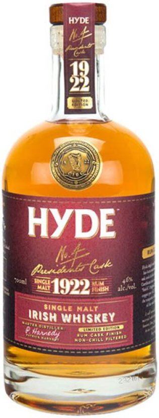 Hyde No. 4 1922 Single Malt – Rum Finish 70 cl CARx6