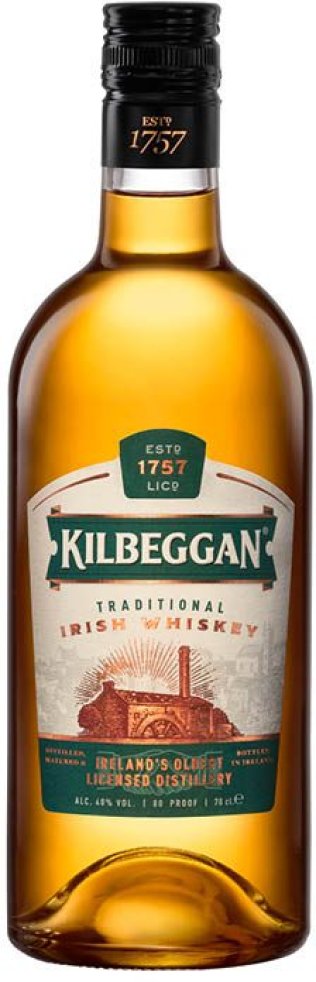Kilbeggan Irish Whiskey 70 cl CARx6