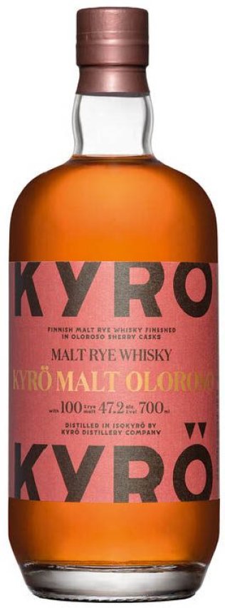 Kyrö Rye Malt Oloroso 70 cl CARx6